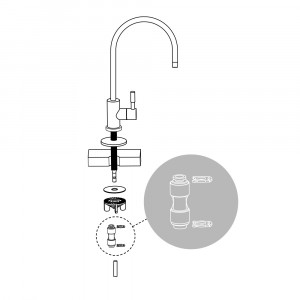  Кран для питьевой воды Аквафор (WLG1202)